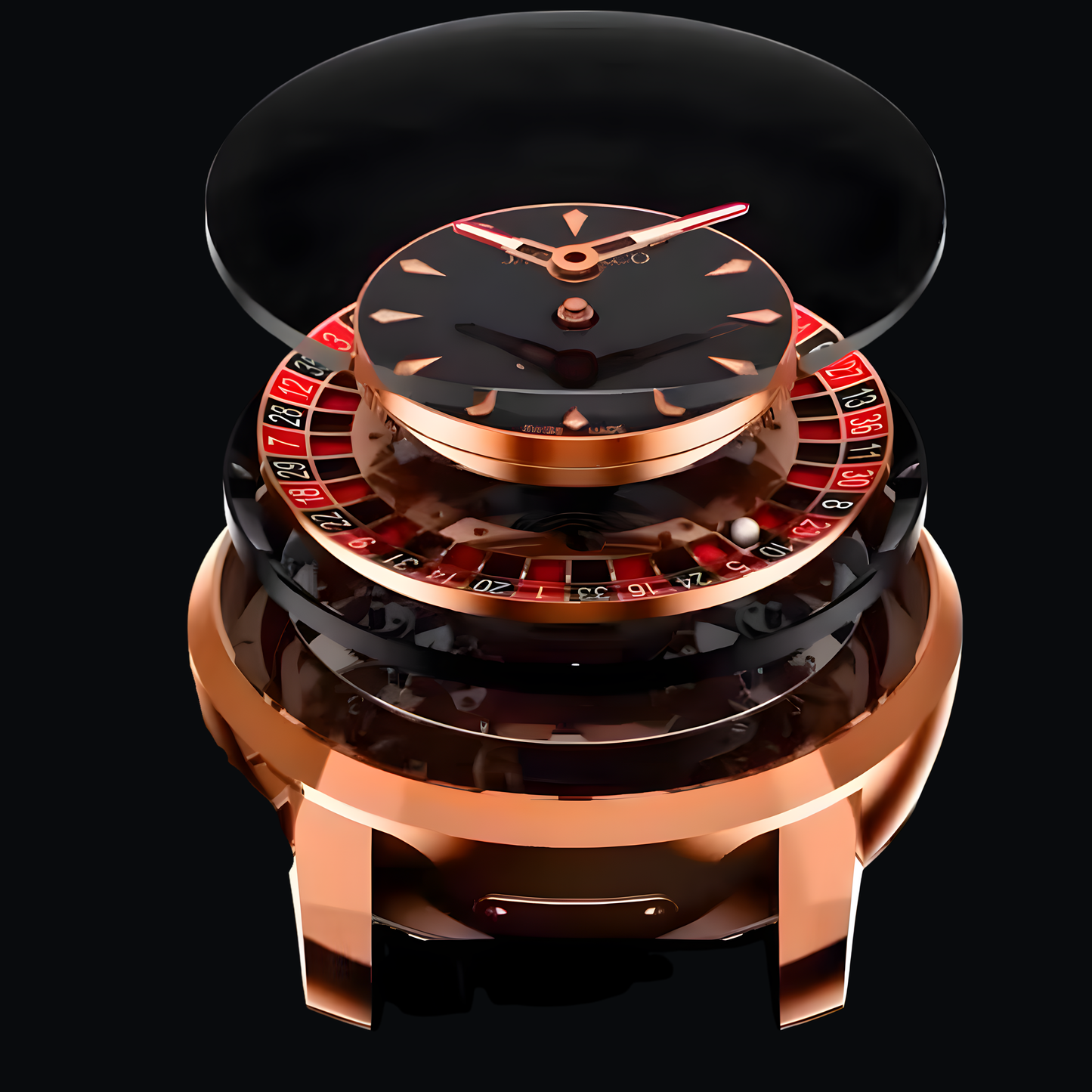 Casino V2 Poker Rose Gold Blue S