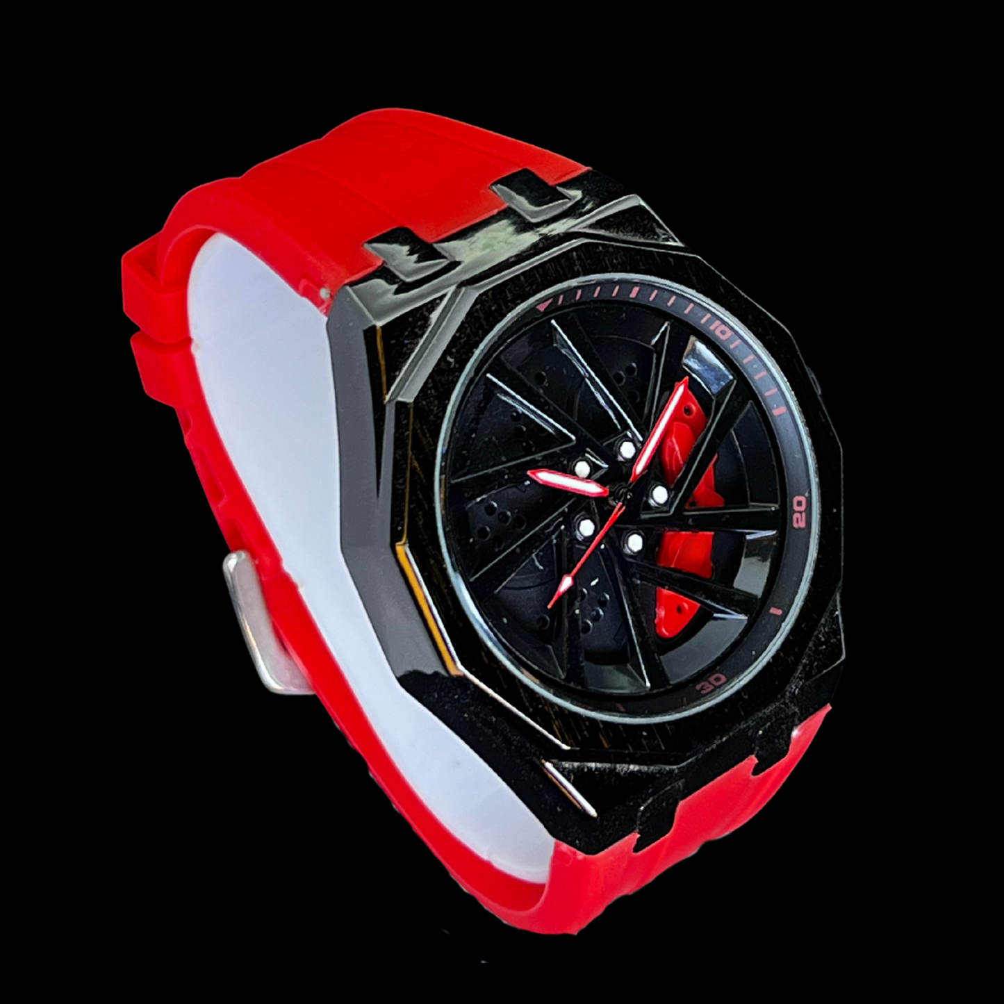 RS5 OCTA RED with RED brakes calibrators | Gyro Watch