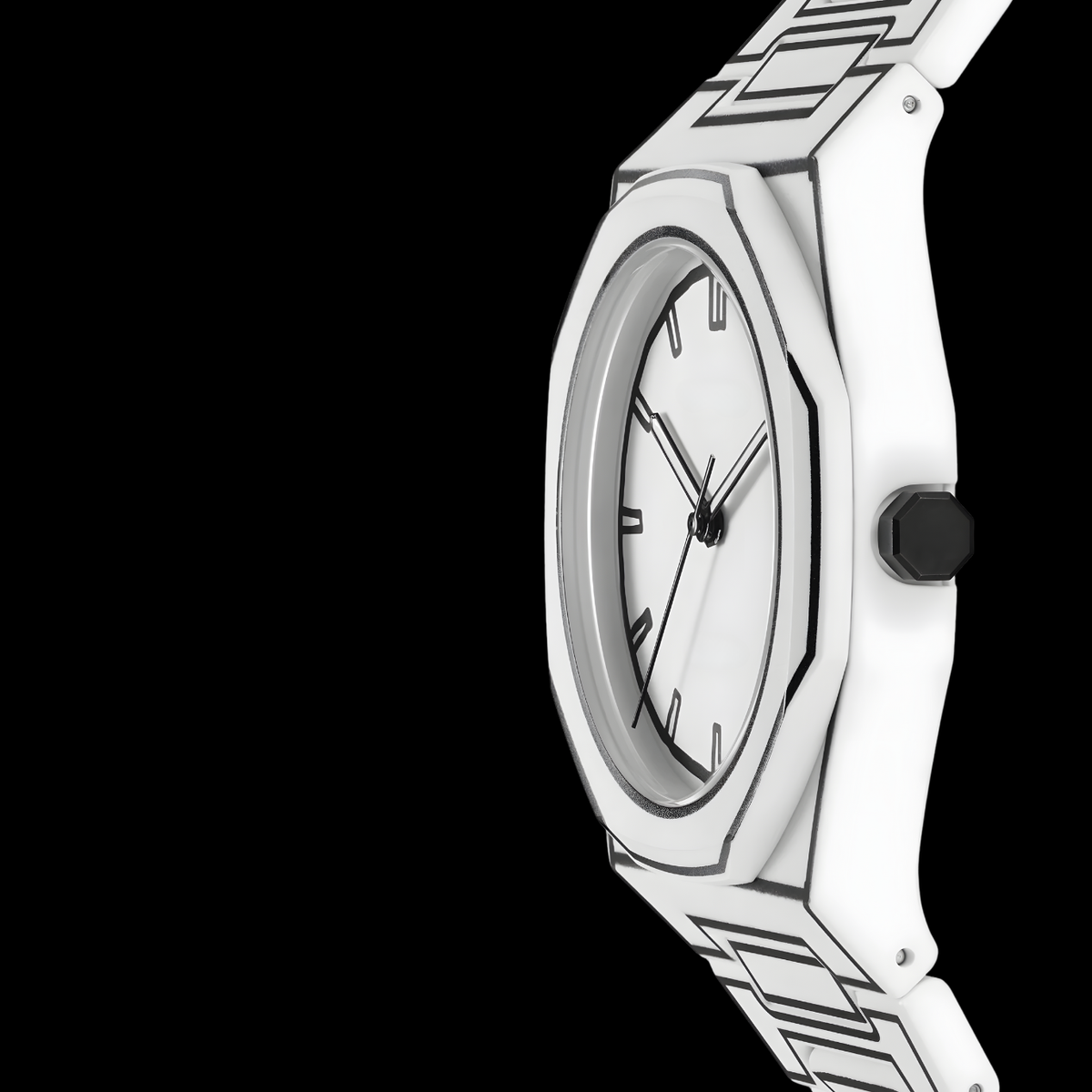 EQUES SKETCH WHITE WATCH