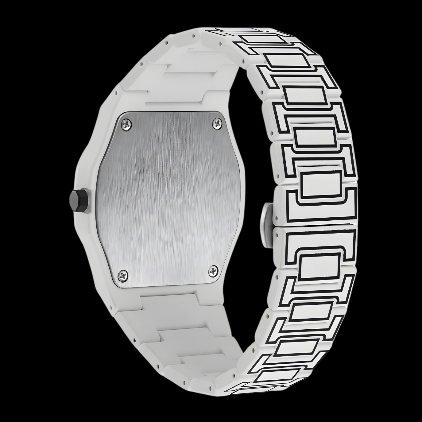 EQUES WHITE SKETCH WATCH