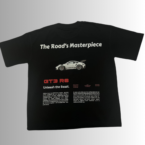 "GT3RS " TSHIRT by zenmo | BLACK
