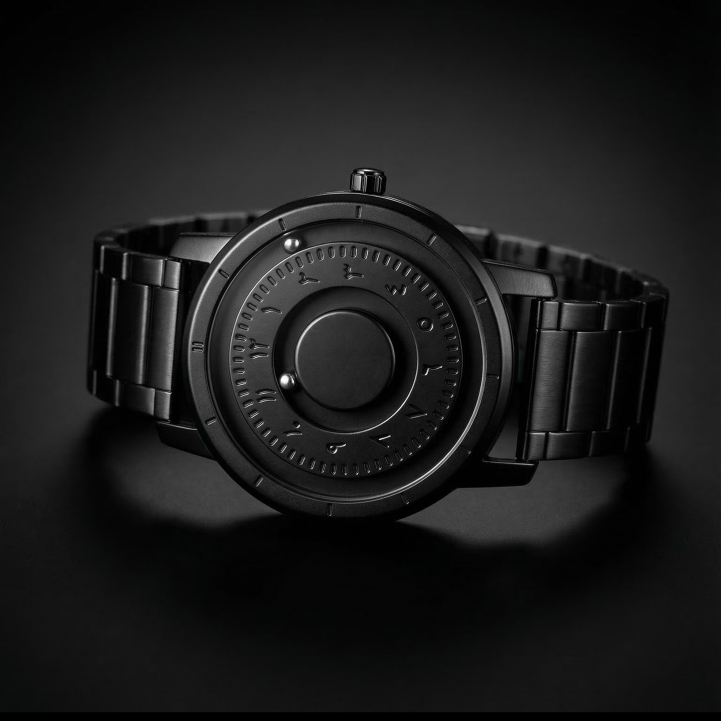 Magneto Metal Arabic Black Watch classic