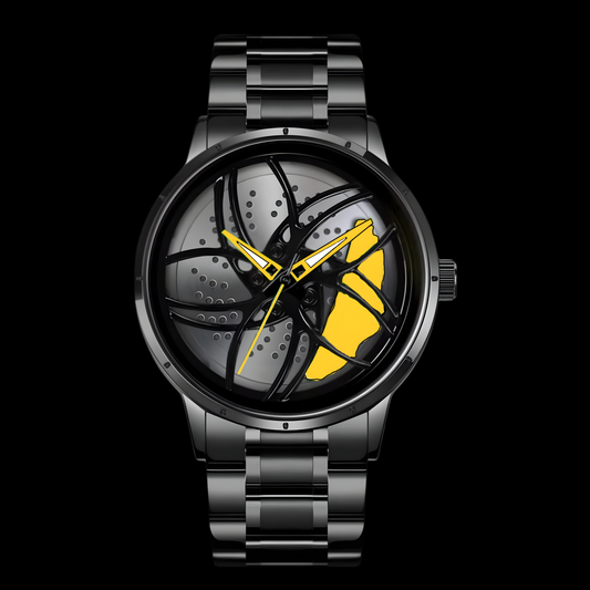 PORSCHE 718 with yellow  brakes calibrators | Gyro Watch