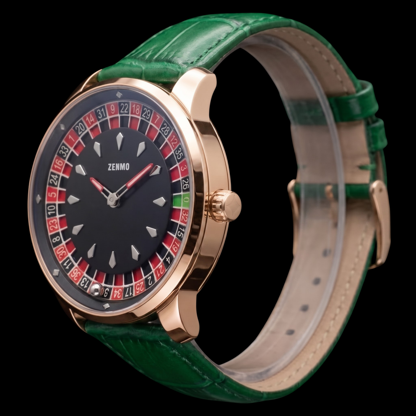 Casino Rose Gold With Green S