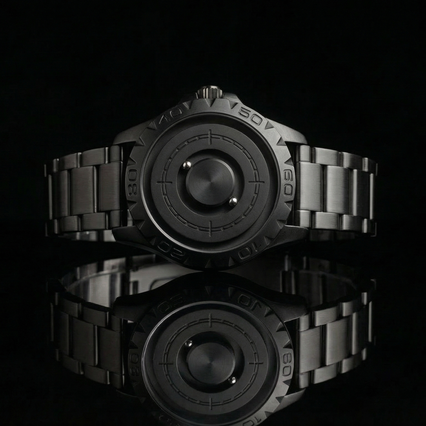 Magneto Metal Black Watch