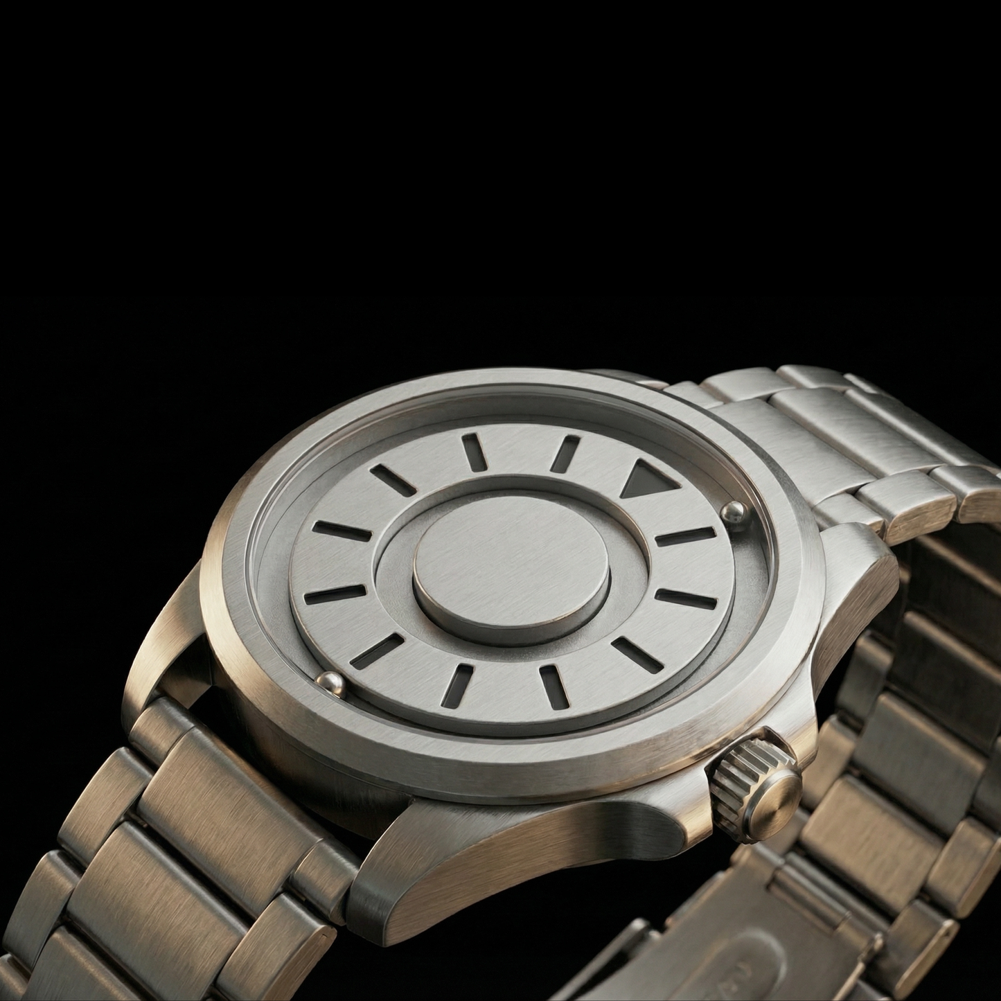 Magneto Metal Silver Watch