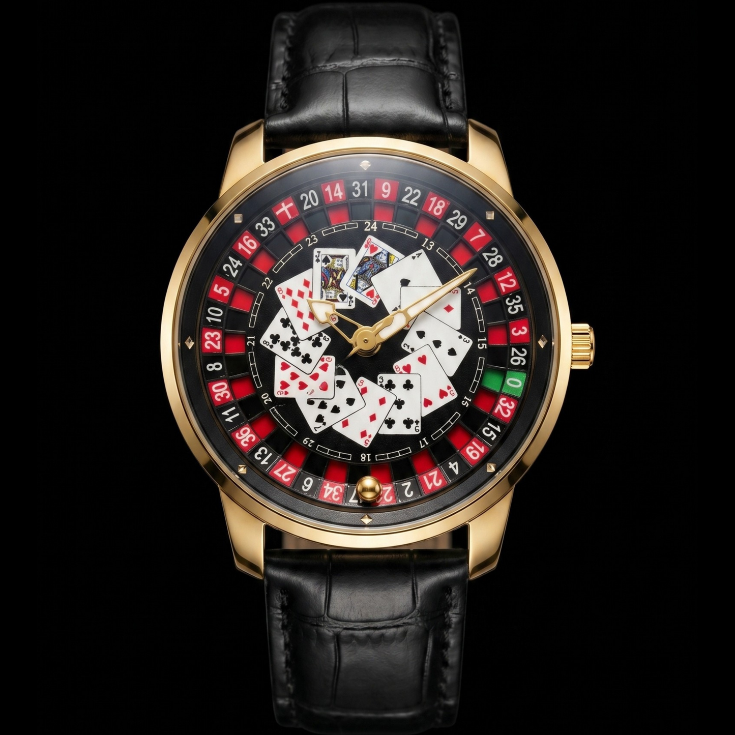 Casino V2 Poker Gold Black S