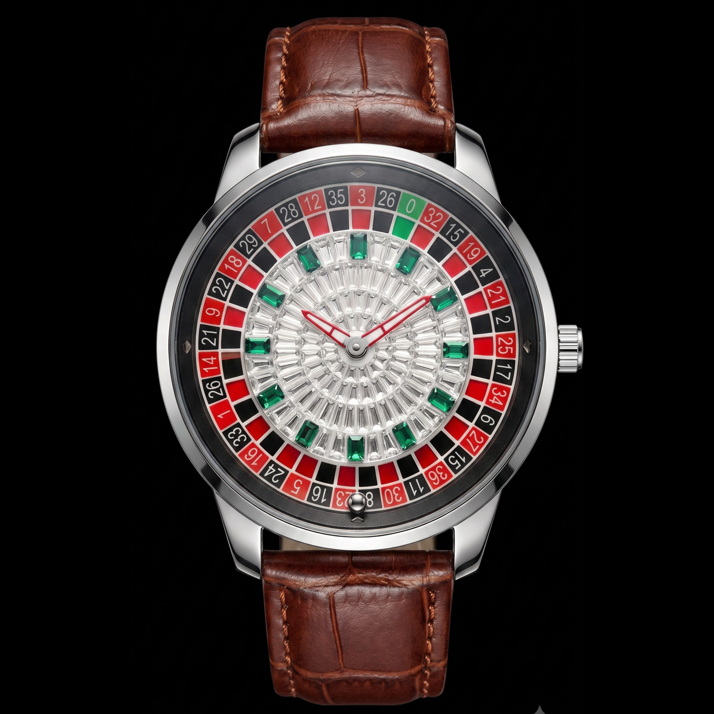 Casino Diamond Chrome With Brown S