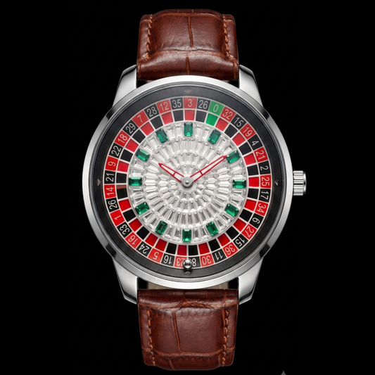 Casino Diamond Chrome With Brown S