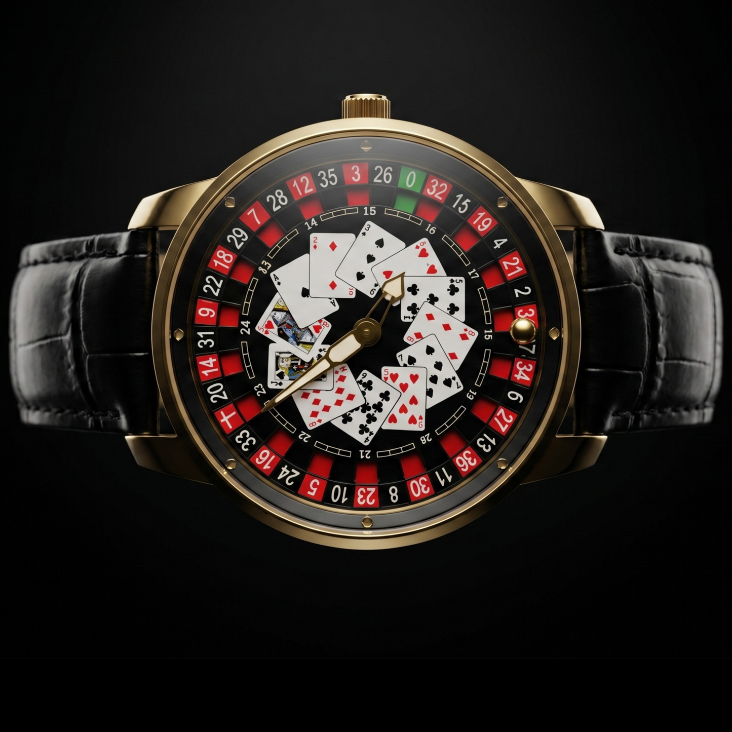 Casino V2 Poker Gold Black S