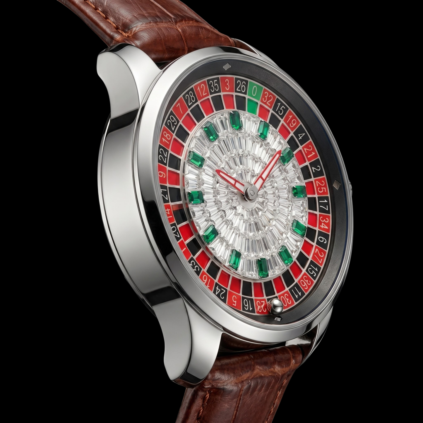 Casino Diamond Chrome With Brown S