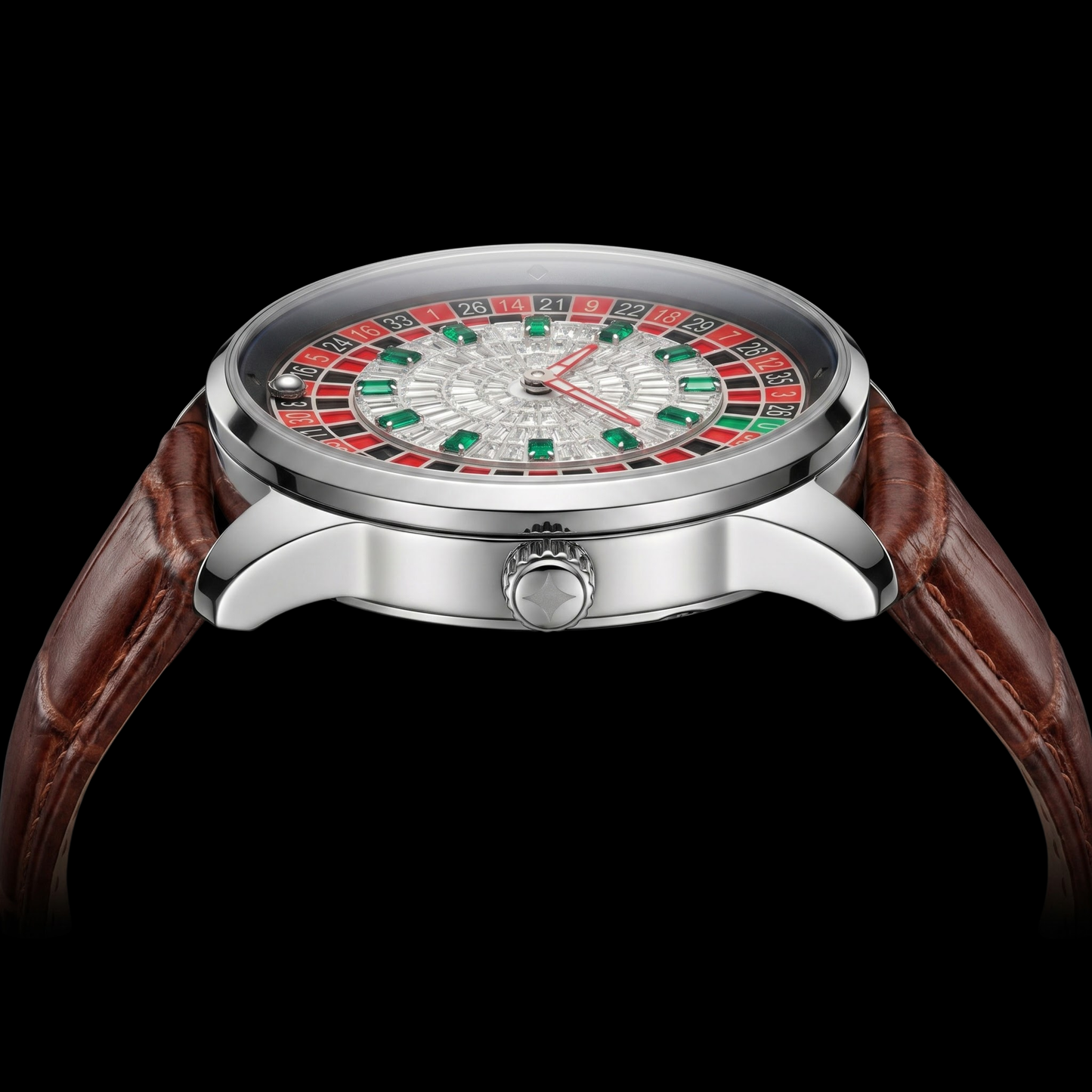 Casino Diamond Chrome With Brown S