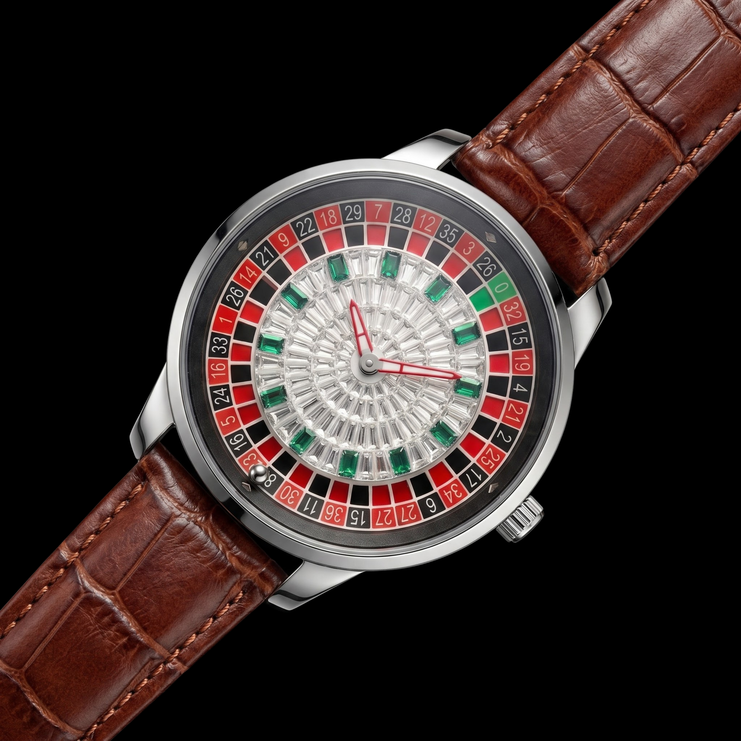 Casino Diamond Chrome With Brown S