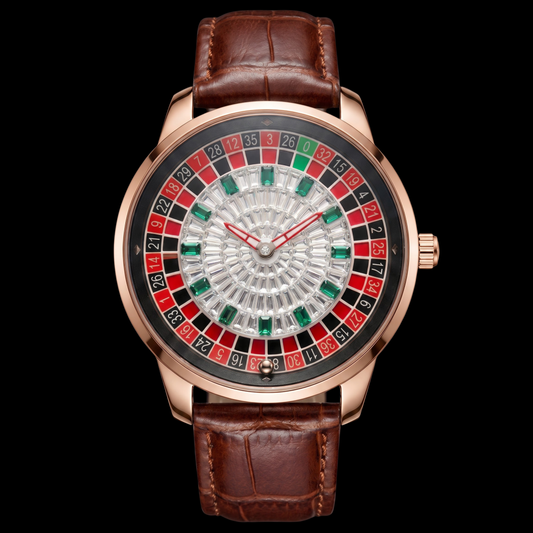 Casino Diamond Rose Gold With Brown S