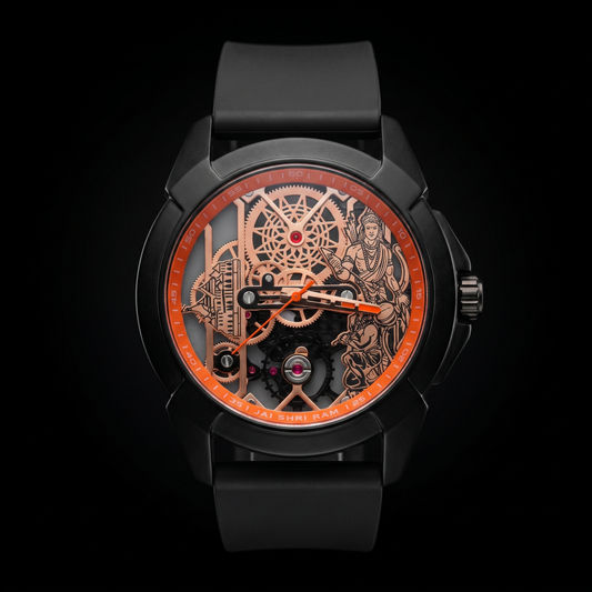 Raghunandan Matte Black With Silicone Black S