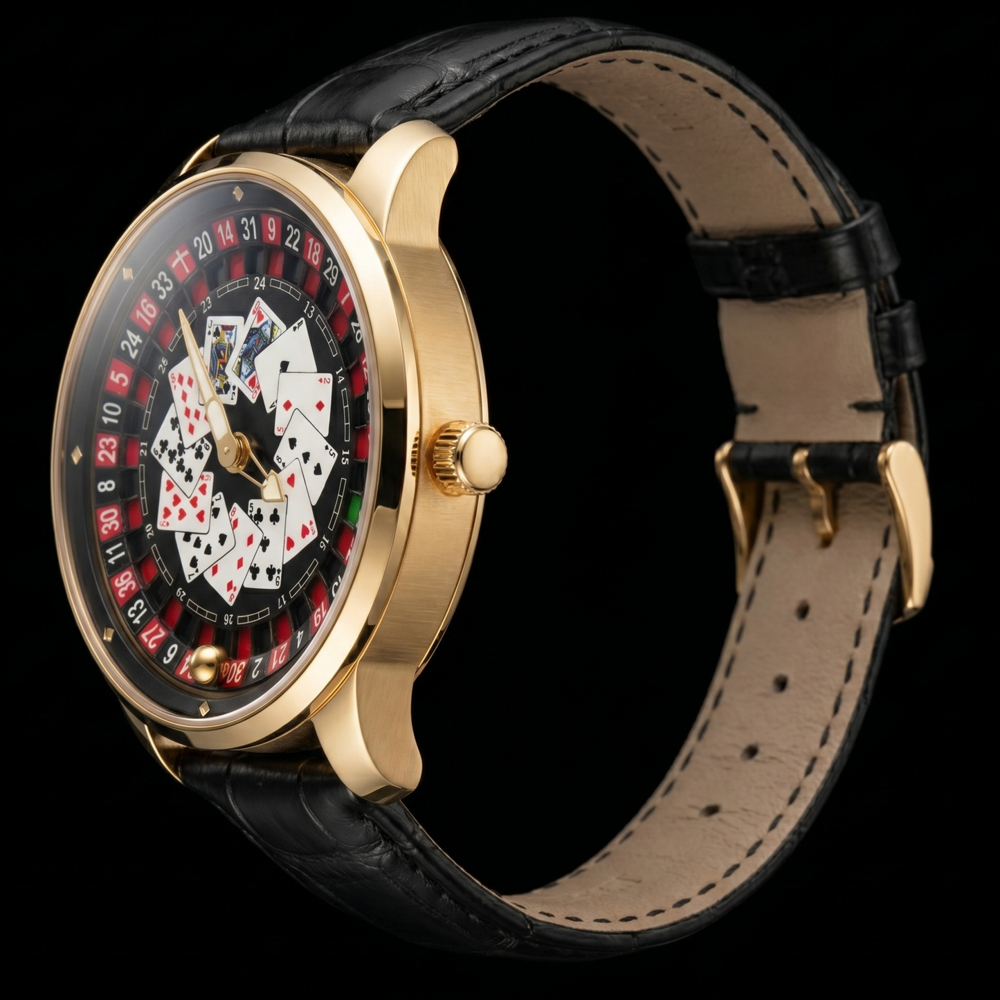 Casino V2 Poker Gold Black S