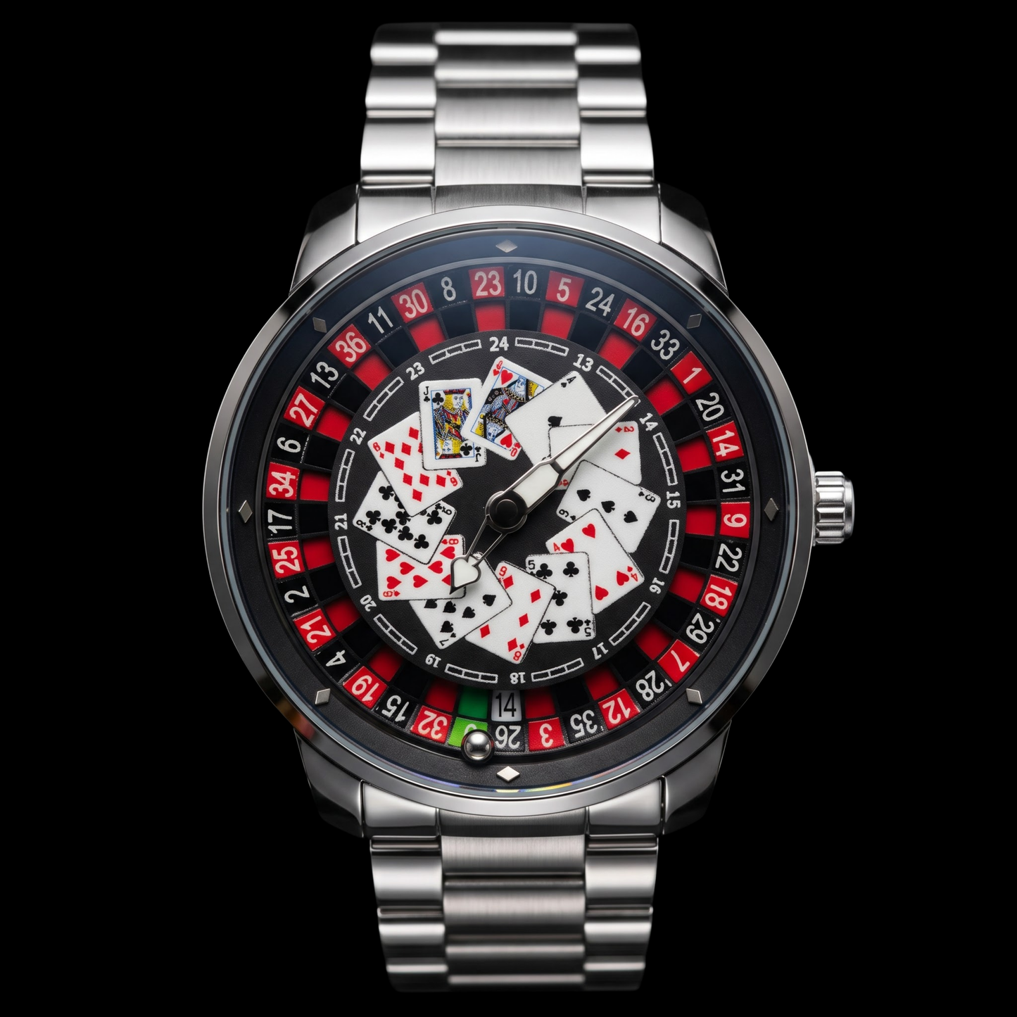 Casino Metal Poker Chrome