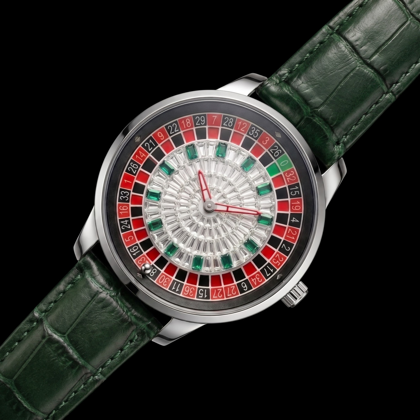 Casino Diamond Chrome With Green S