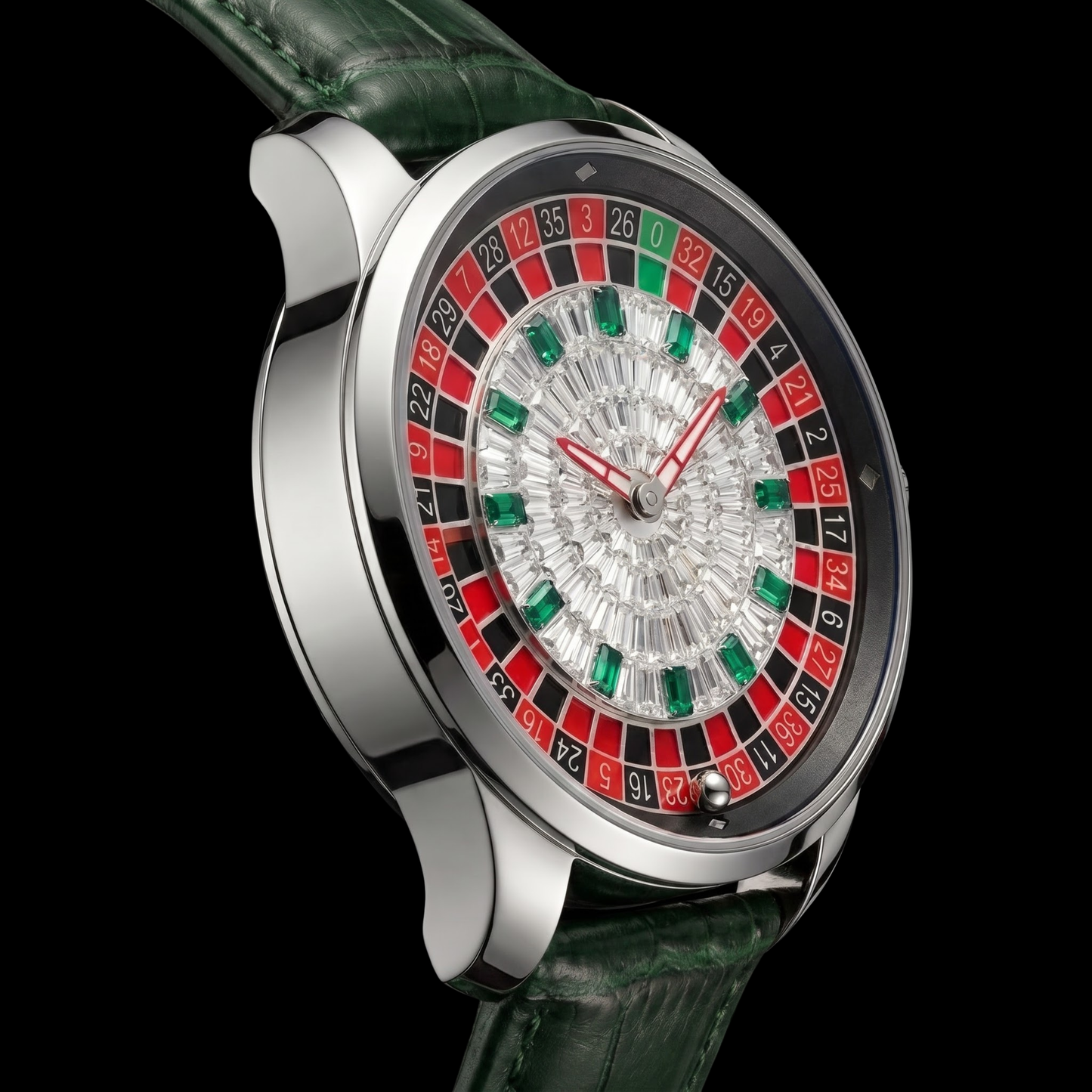 Casino Diamond Chrome With Green S