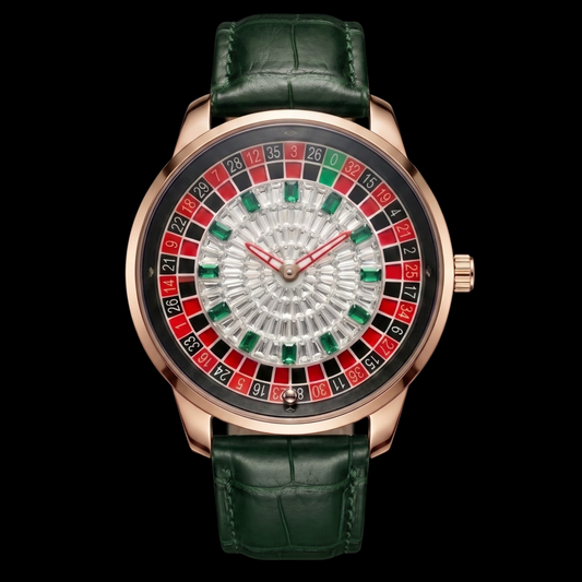Casino Diamond Rose Gold With Green S