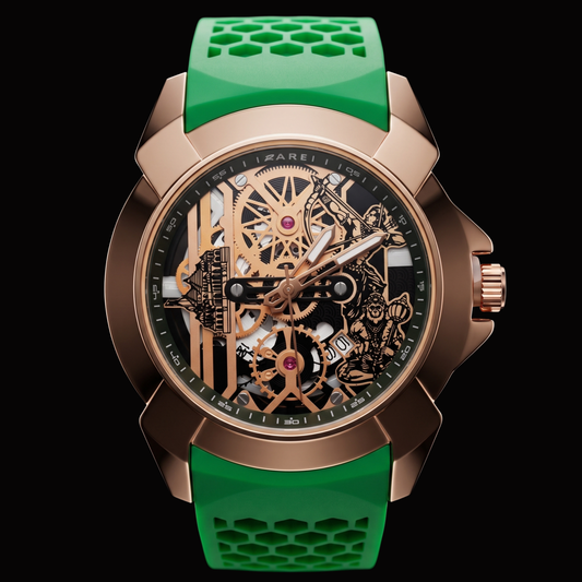Raghunandan Gold With Silicone Green S