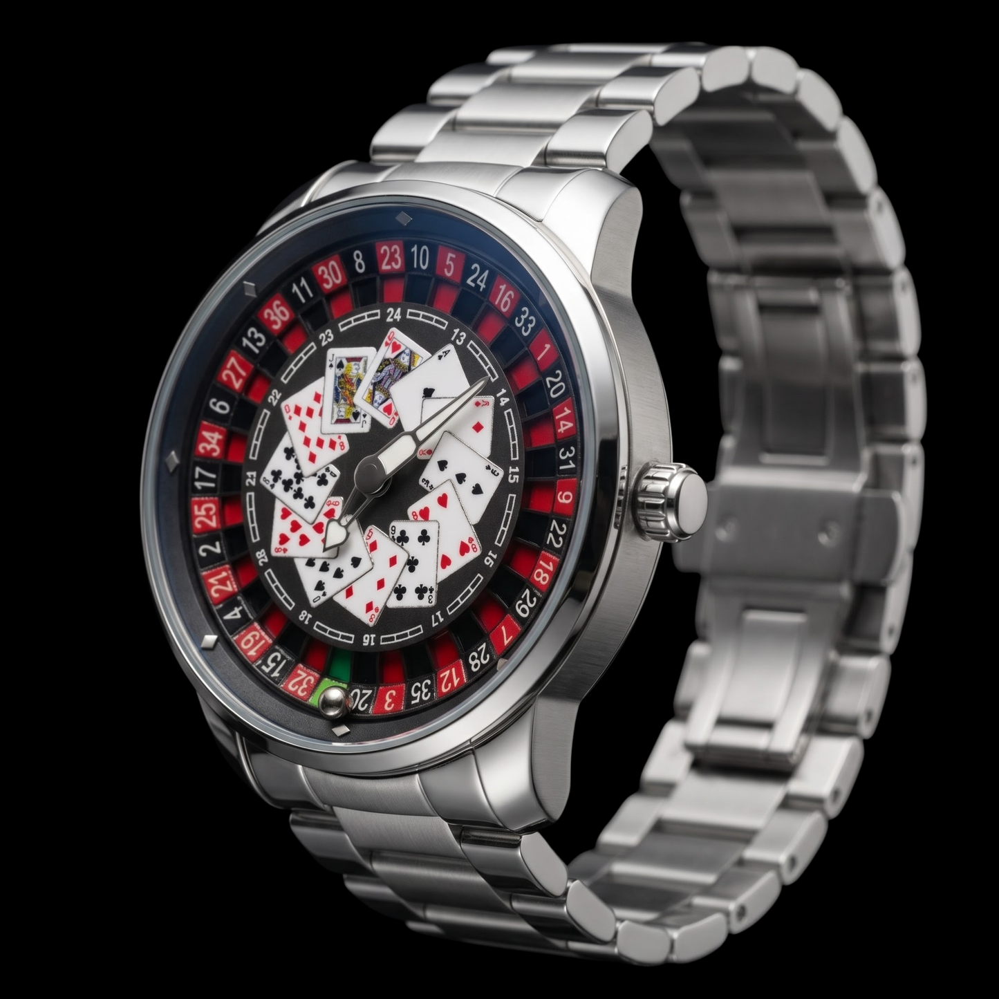 Casino Metal Poker Chrome