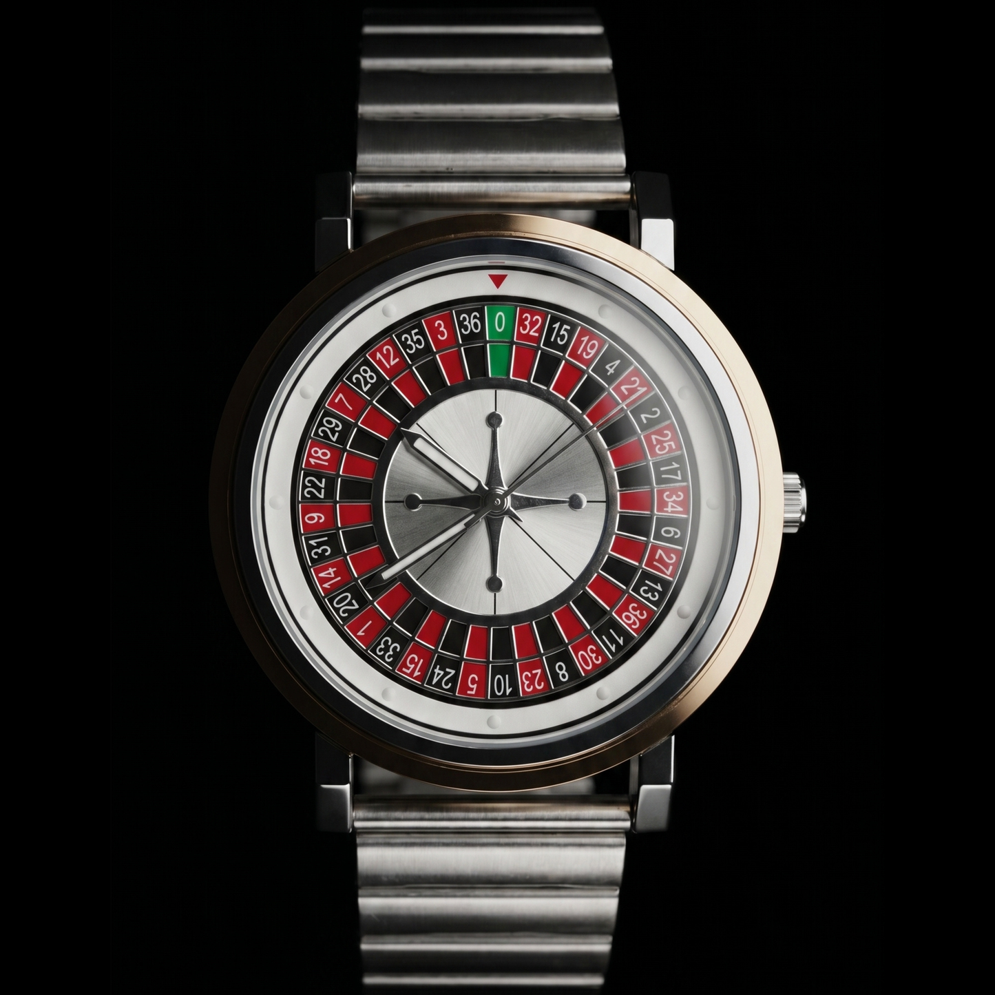 ROULETTE Silver With Gold Silver