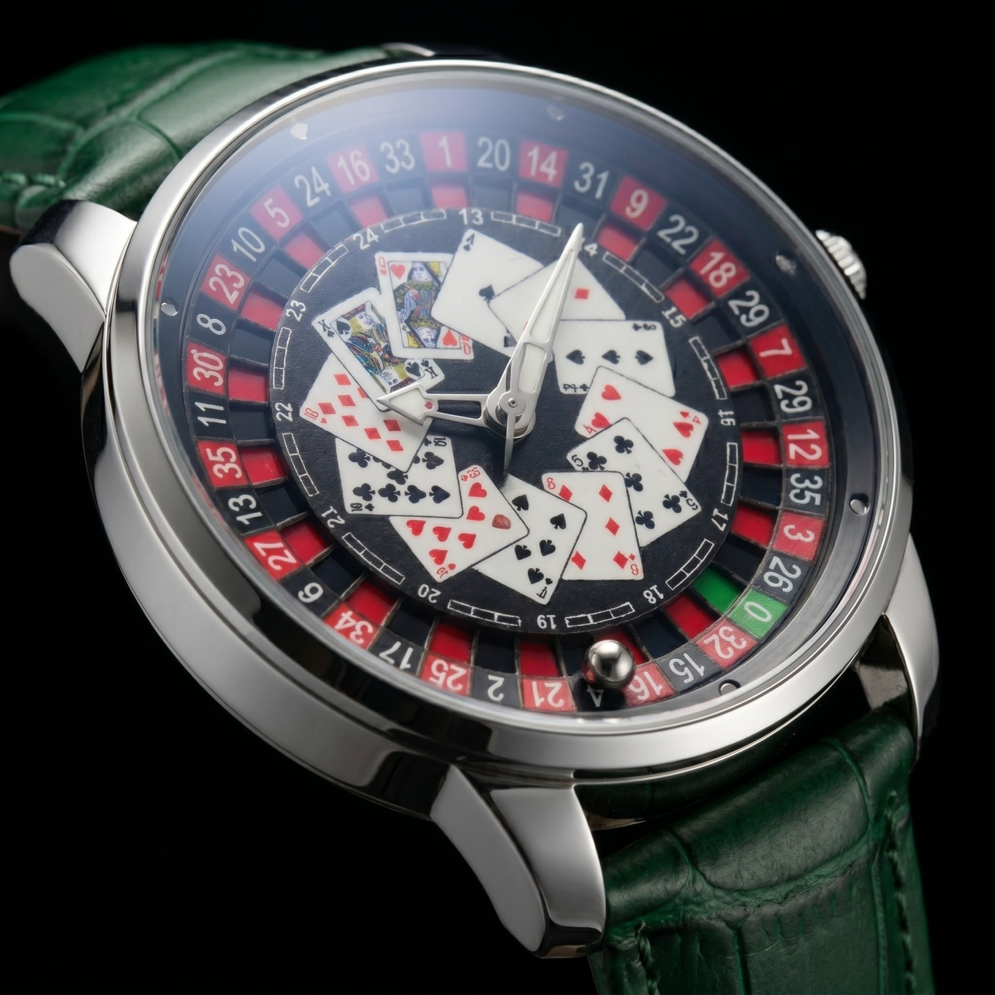 Casino V2 Poker Chrome Green S