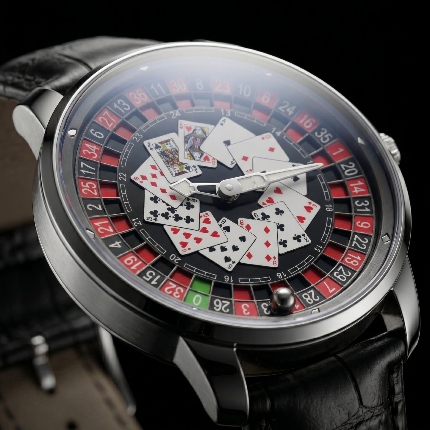 Casino V2 Poker Chrome Black S