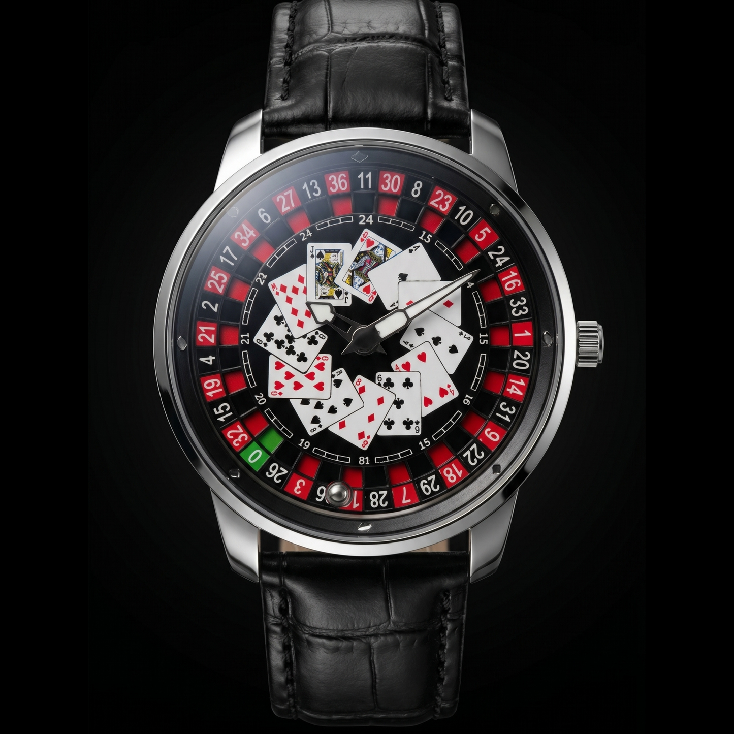 Casino V2 Poker Chrome Black S