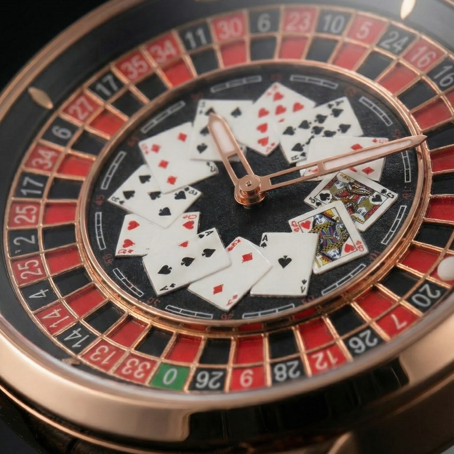 Casino Poker Gold Brown S| Gyro Watch
