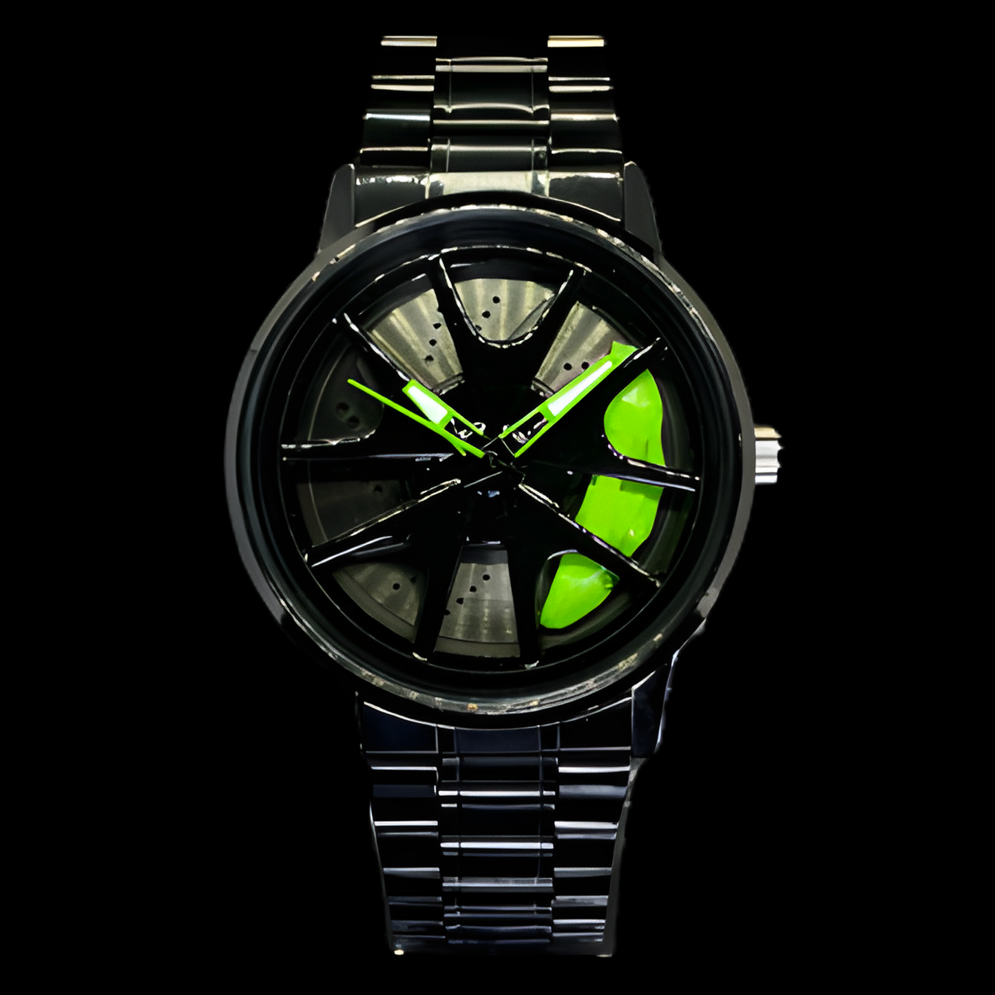 BUGGATI with GREEN brakes calibrators | Gyro Watch