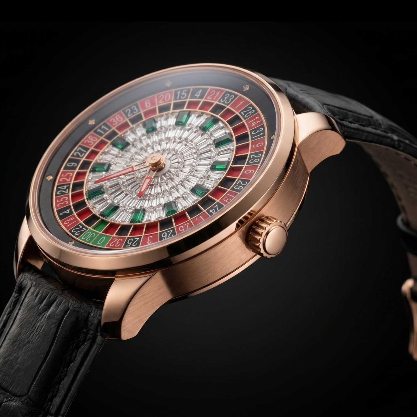 Casino V2 DIAMOND ROSE GOLD BLACK S