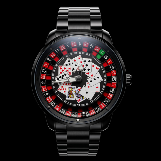 Casino Metal Poker Black