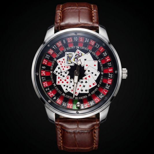 Casino V2 Poker Chrome Brown S