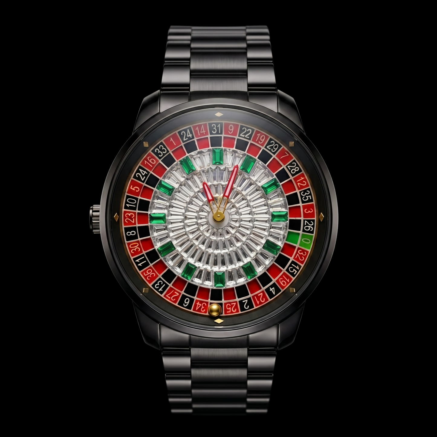 Casino Metal Diamond Black