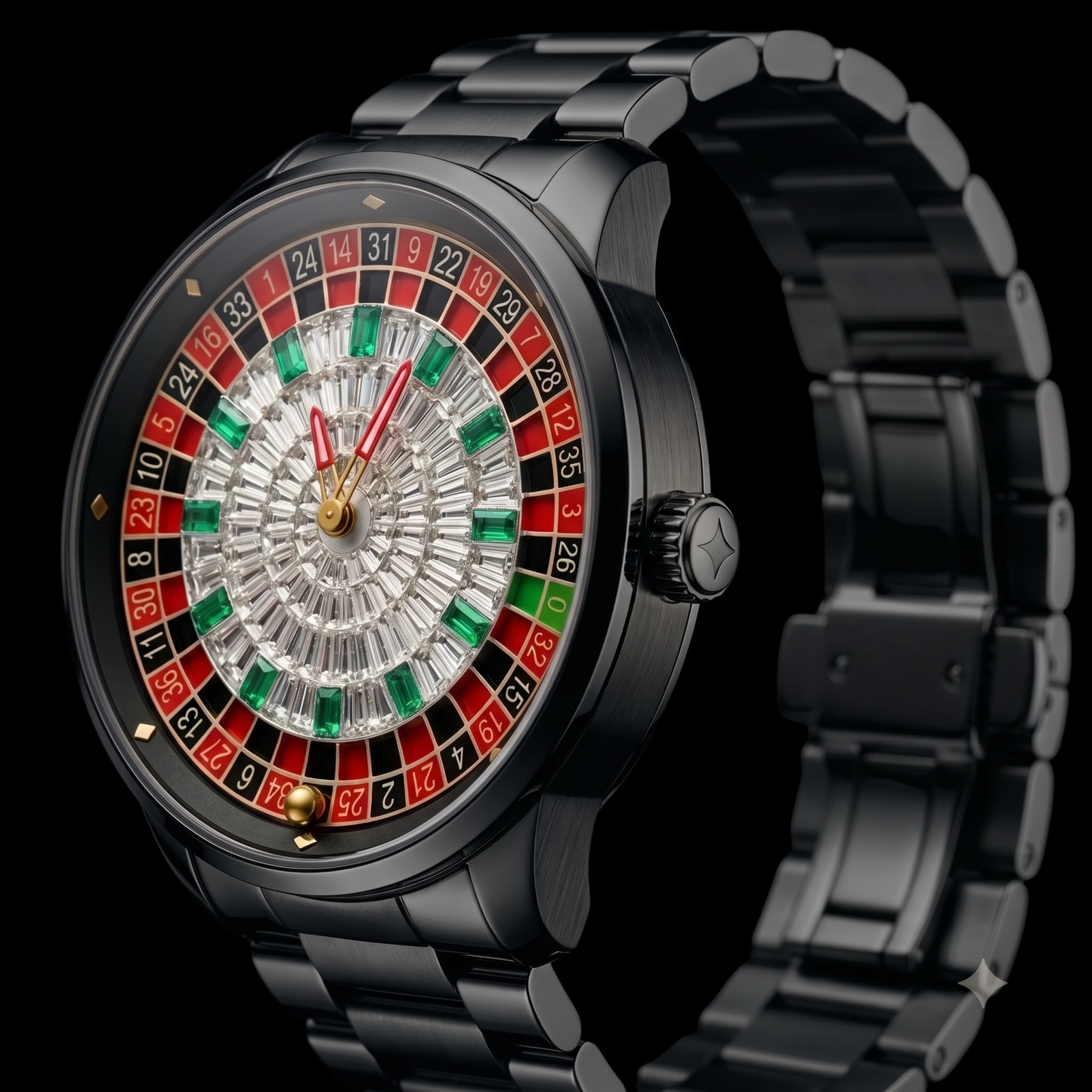 Casino Metal Diamond Black
