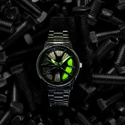 BUGGATI with GREEN brakes calibrators | Gyro Watch