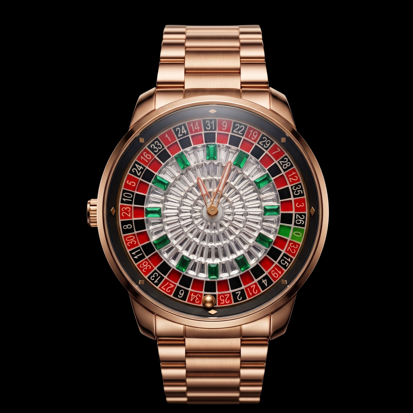 Casino Metal Diamond Rose Gold