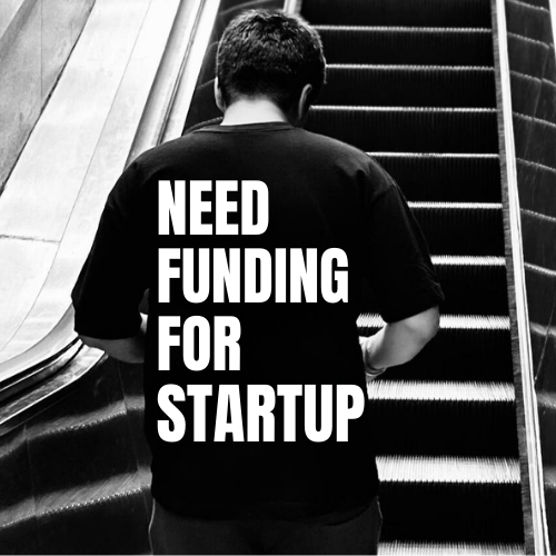 "NEED FUNDING FOR STARTUP " TSHIRT by zenmo | BLACK