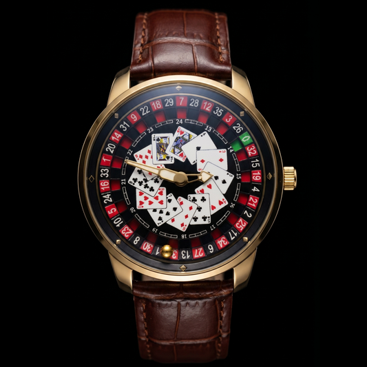 Casino V2 Poker Gold Brown S