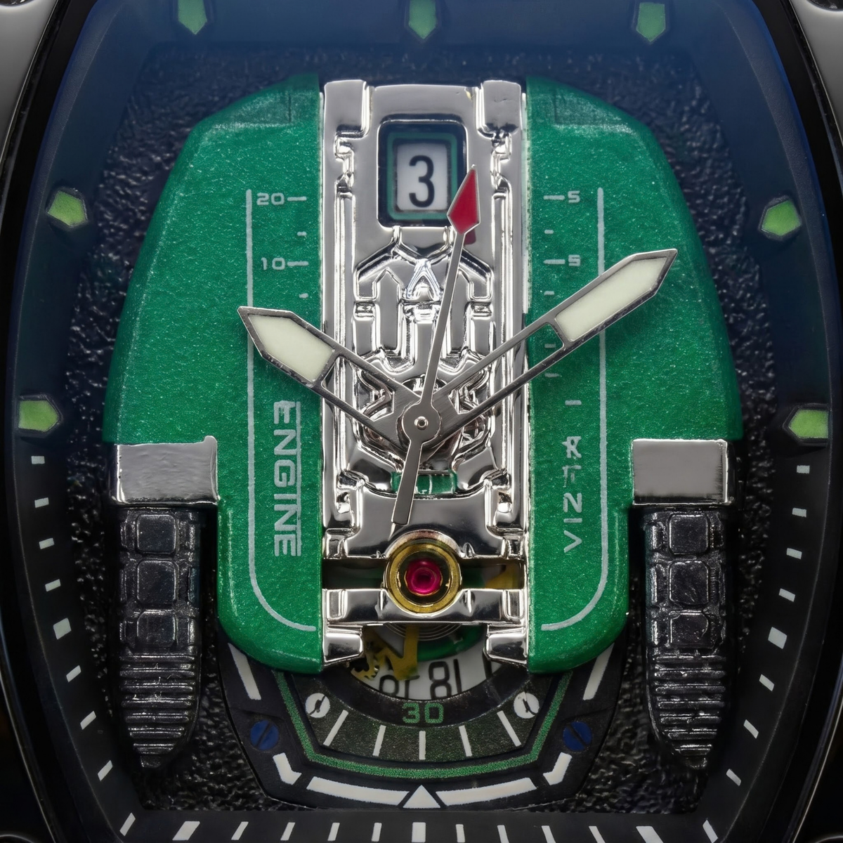 V12 FERRARI GREEN