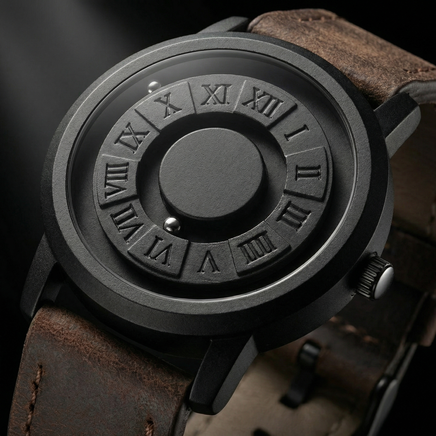 Magneto M Roman Dark Brown Leather