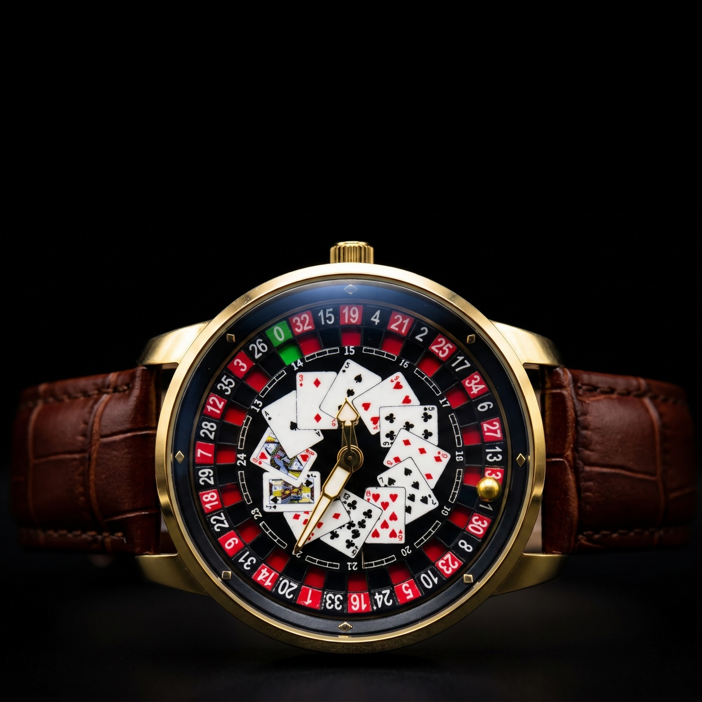 Casino V2 Poker Gold Brown S
