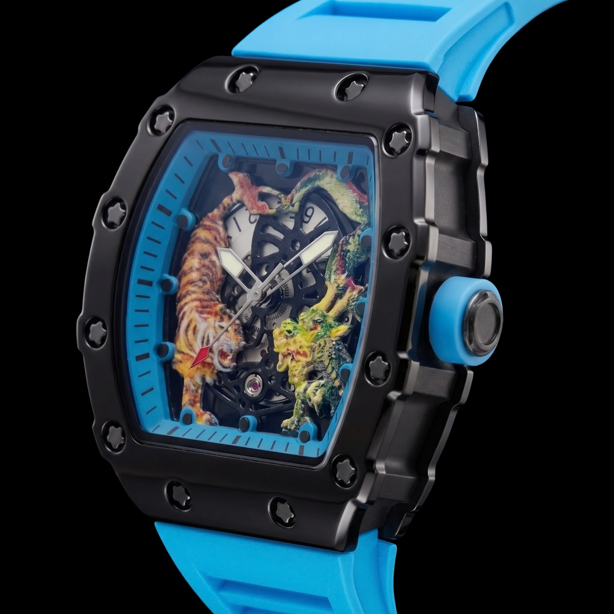Mythos Black Chrome Sky Blue
