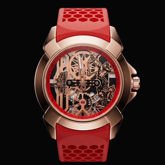 Raghunandan Gold With Silicone Red S