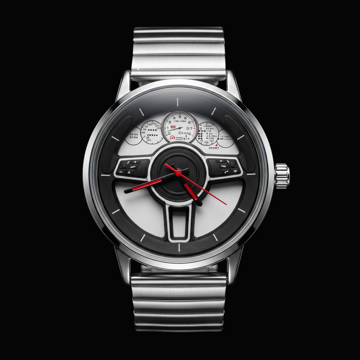 M SPORT WHITE W BLACK SILVER