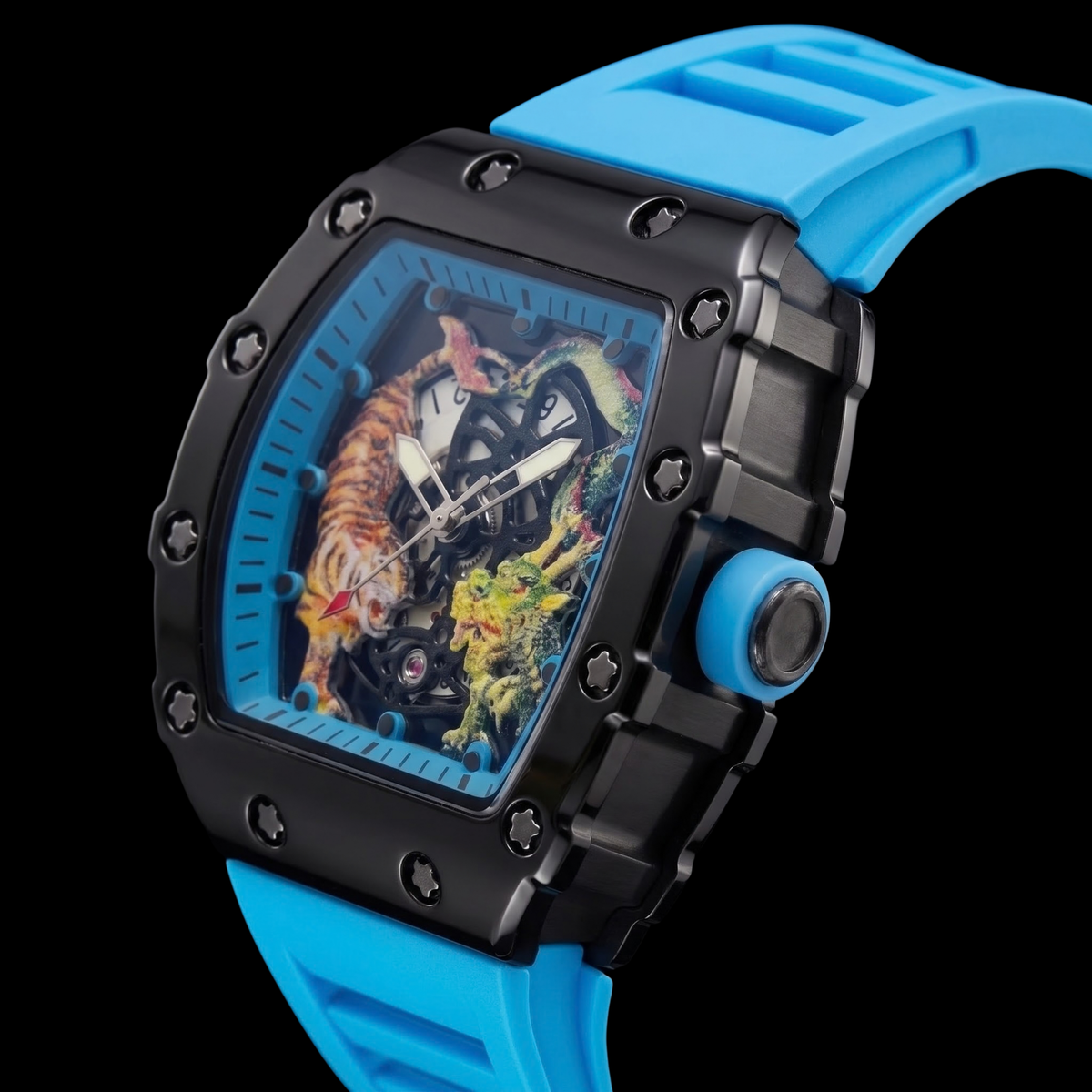 Mythos Black Chrome Sky Blue