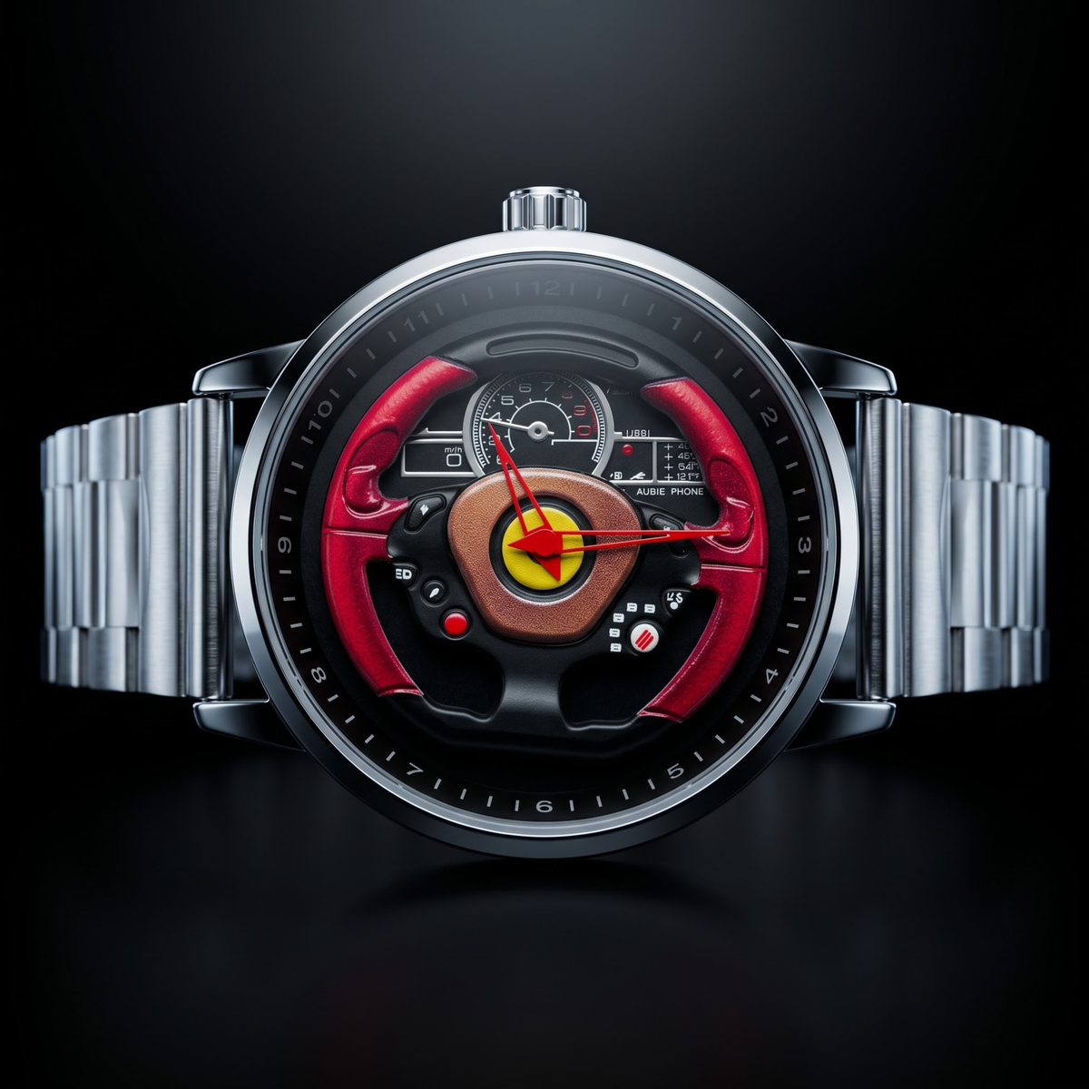 Enzo Red With Silver