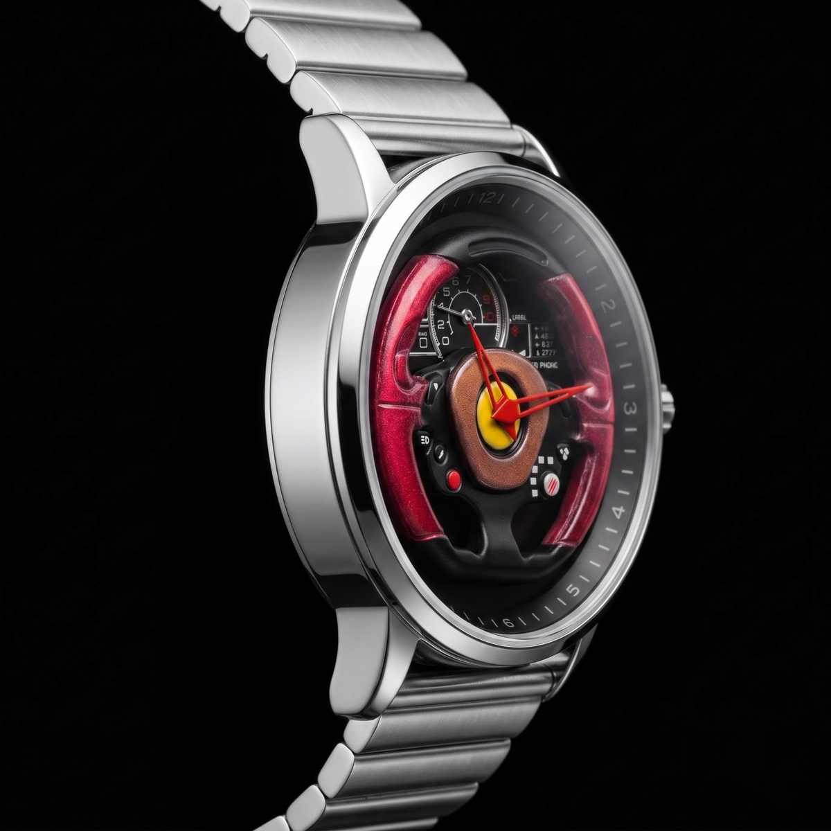 Enzo Red With Silver